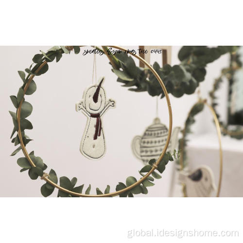 Non-woven Snowman Hanging Ornament Christmas Snowman Hanging Ornament Holiday Hanging Ornament Factory